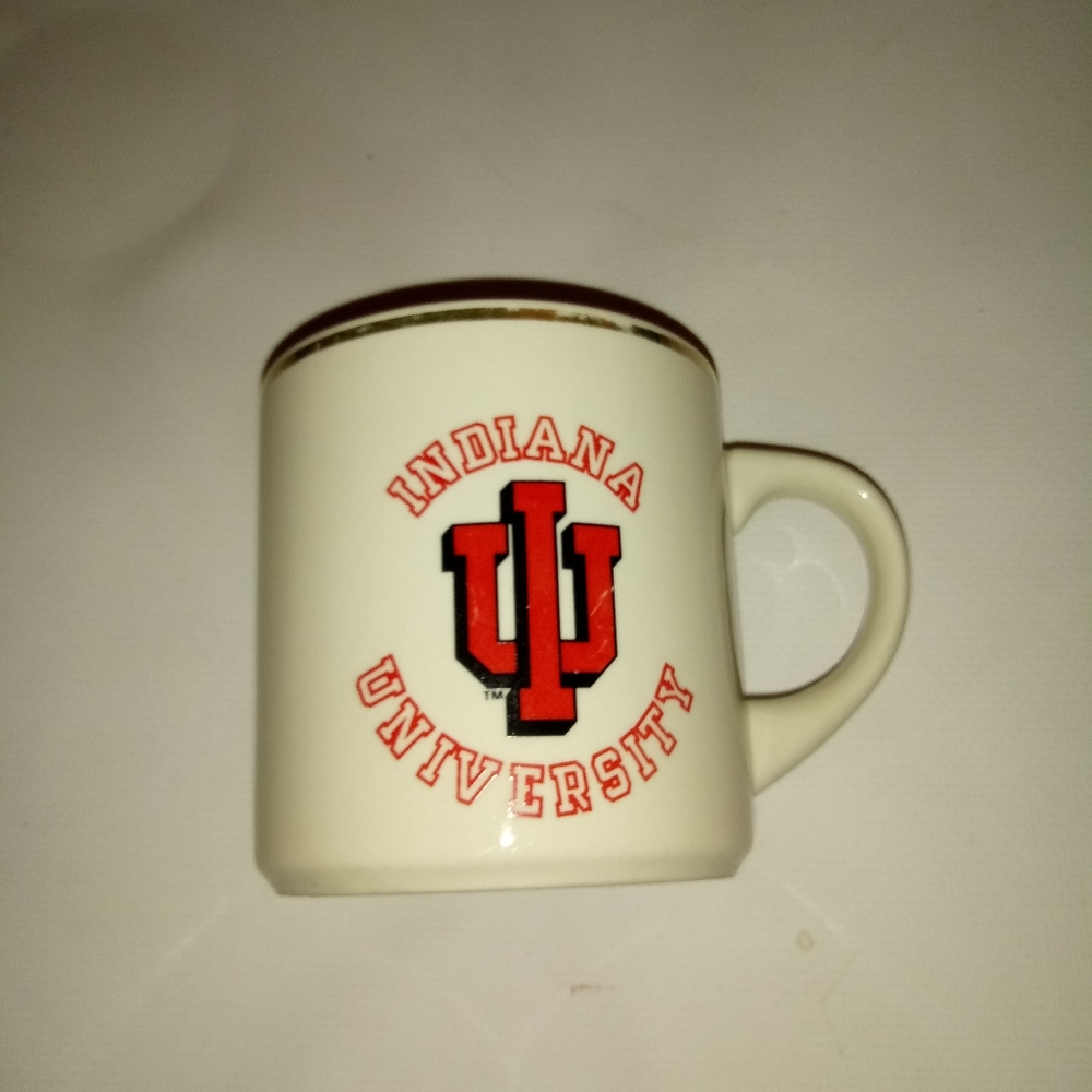 Indiana University Gold Trim Mug